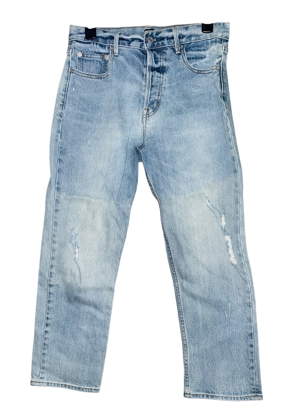 Gap Distressed Straight Leg Jeans | Size 28